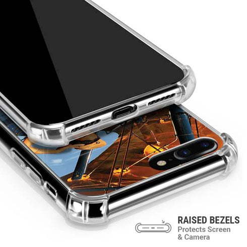 1940s Pin-Up On Stearman Biplane iPhone 7/8 Plus Clear Case