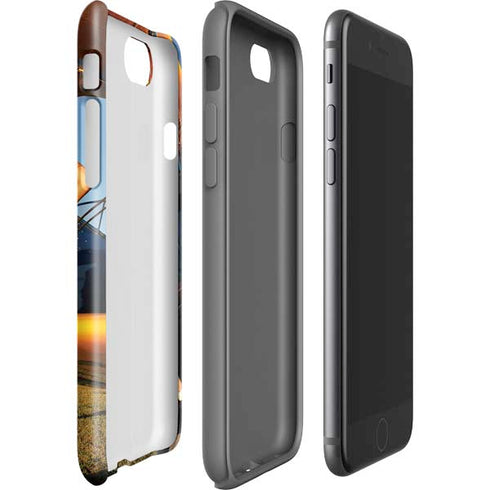 1940s Pin-Up On Stearman Biplane iPhone SE (2nd & 3rd Gen) Pro Case