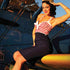 1940s Pin-Up On Stearman Biplane iPhone X Skin