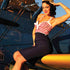 1940s Pin-Up On Stearman Biplane iPhone XR Pro Case