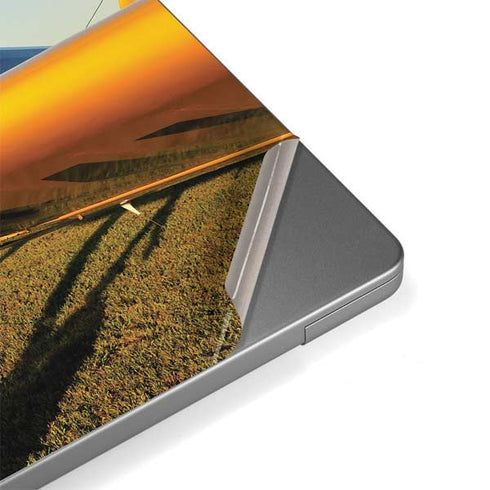 1940s Pin-Up On Stearman Biplane MacBook Pro 14in (2021-24) Skin