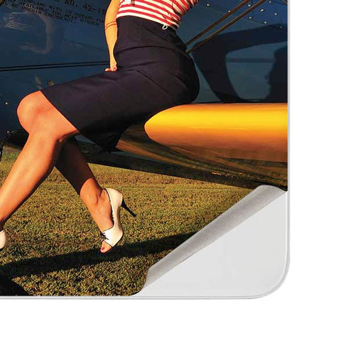 1940s Pin-Up On Stearman Biplane Surface Duo Skin