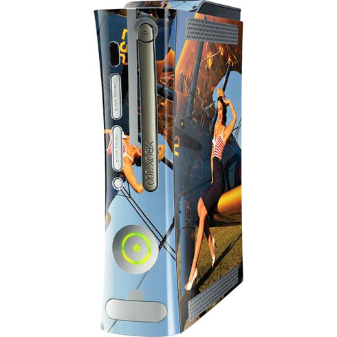 1940s Pin-Up On Stearman Biplane Xbox 360 (Includes HDD) Skin