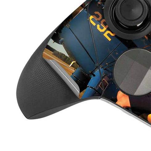 1940s Pin-Up On Stearman Biplane Xbox Elite Wireless Controller Series 2 Skin