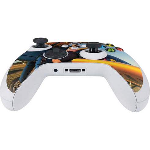 1940s Pin-Up On Stearman Biplane Xbox Series S Controller Skin