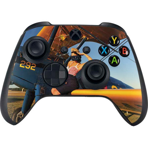 1940s Pin-Up On Stearman Biplane Xbox Series X Bundle Skin