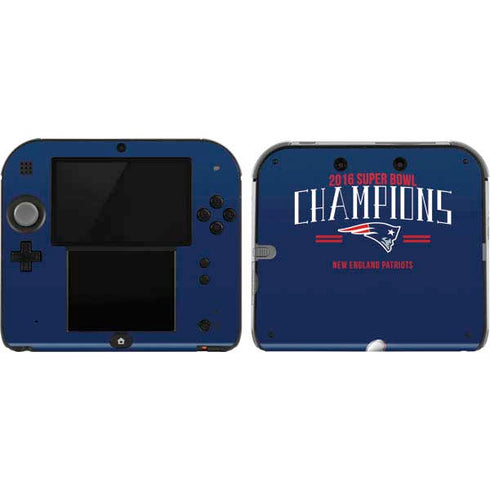 NFL 2016 Super Bowl LI Champions New England Patriots Nintendo 2DS Skin