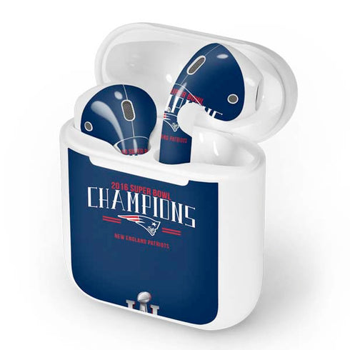 NFL 2016 Super Bowl LI Champions New England Patriots Apple AirPods Skin