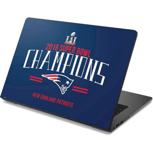 NFL 2016 Super Bowl LI Champions New England Patriots Dell Chromebook Skin