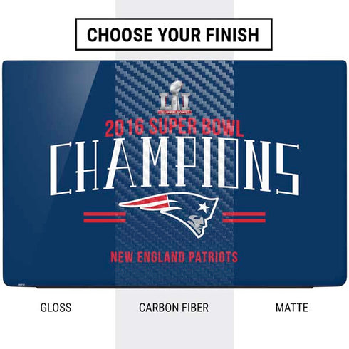 NFL 2016 Super Bowl LI Champions New England Patriots Dell Vostro Skin