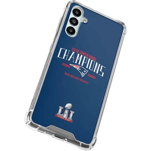 NFL 2016 Super Bowl LI Champions New England Patriots Galaxy A14 5G Clear Case