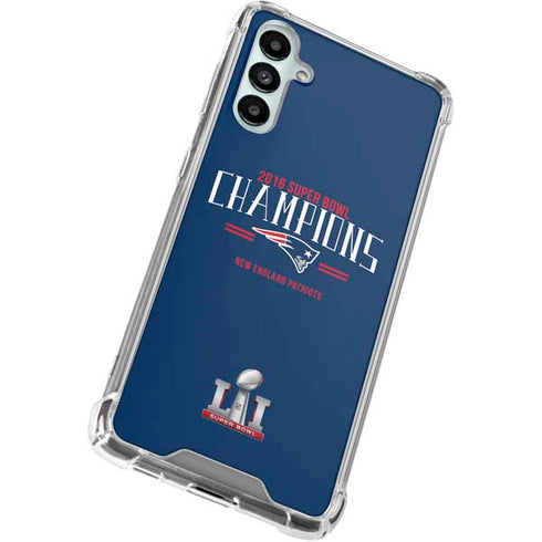 NFL 2016 Super Bowl LI Champions New England Patriots Galaxy A15 5G Clear Case