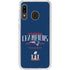 NFL 2016 Super Bowl LI Champions New England Patriots Galaxy A20 Clear Case