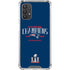 NFL 2016 Super Bowl LI Champions New England Patriots Galaxy A32 5G Clear Case