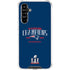 NFL 2016 Super Bowl LI Champions New England Patriots Galaxy A54 5G Clear Case