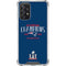 NFL 2016 Super Bowl LI Champions New England Patriots Galaxy A72 5G Clear Case