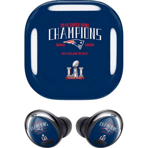 NFL 2016 Super Bowl LI Champions New England Patriots Galaxy Buds Pro Skin