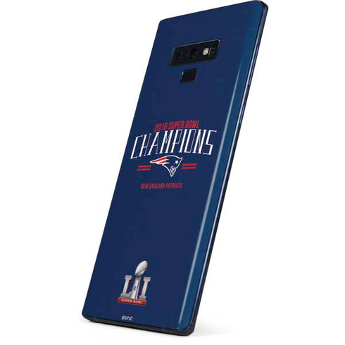 NFL 2016 Super Bowl LI Champions New England Patriots Galaxy Note 9 Skin