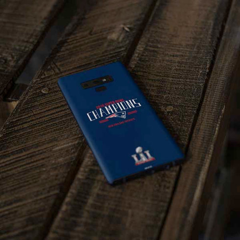 NFL 2016 Super Bowl LI Champions New England Patriots Galaxy Note 9 Skin