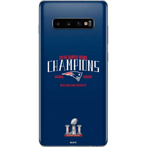 NFL 2016 Super Bowl LI Champions New England Patriots Galaxy S10 Plus Skin