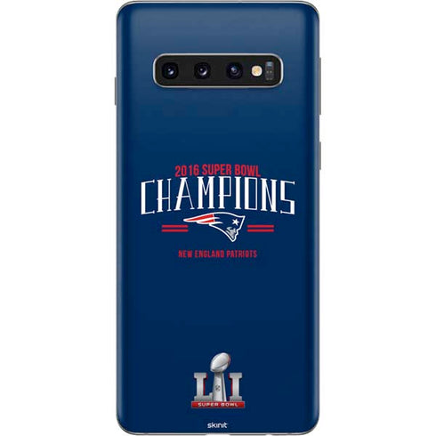 NFL 2016 Super Bowl LI Champions New England Patriots Galaxy S10 Skin