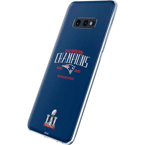 NFL 2016 Super Bowl LI Champions New England Patriots Galaxy S10e Skin