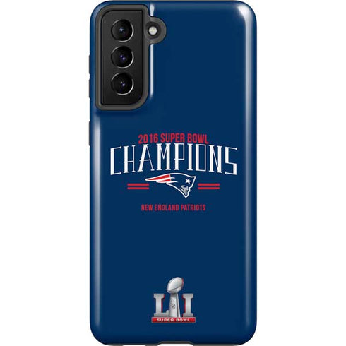 NFL 2016 Super Bowl LI Champions New England Patriots Galaxy S21 FE Pro Case
