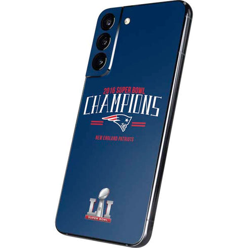 NFL 2016 Super Bowl LI Champions New England Patriots Galaxy S22 Plus Skin