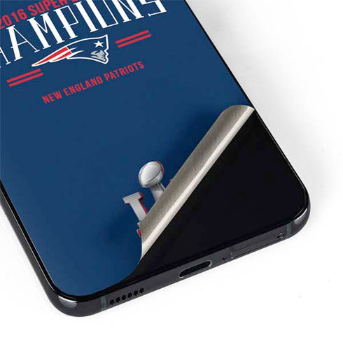 NFL 2016 Super Bowl LI Champions New England Patriots Galaxy S22 Plus Skin