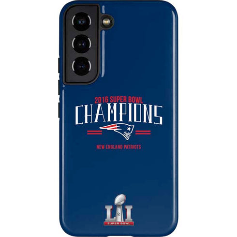 NFL 2016 Super Bowl LI Champions New England Patriots Galaxy S22 Pro Case