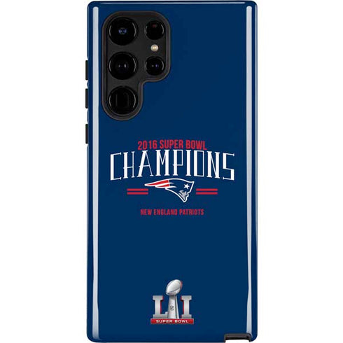 NFL 2016 Super Bowl LI Champions New England Patriots Galaxy S22 Ultra Pro Case