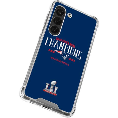 NFL 2016 Super Bowl LI Champions New England Patriots Galaxy S23 Clear Case