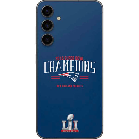 NFL 2016 Super Bowl LI Champions New England Patriots Galaxy S23 FE Skin