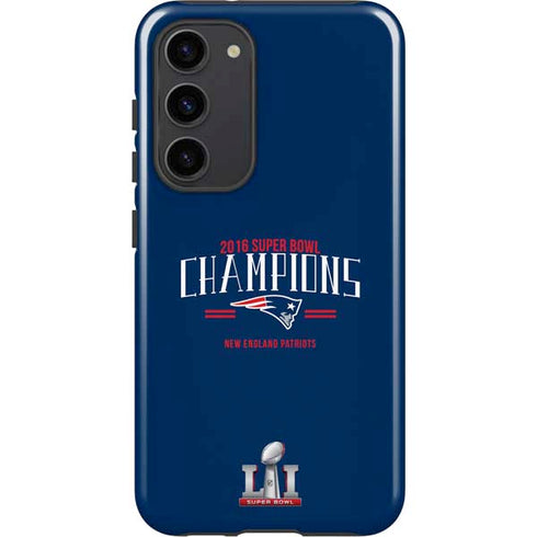 NFL 2016 Super Bowl LI Champions New England Patriots Galaxy S23 Plus Pro Case