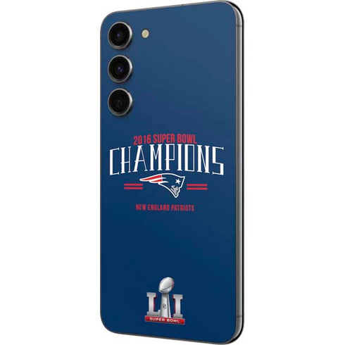 NFL 2016 Super Bowl LI Champions New England Patriots Galaxy S23 Plus Skin