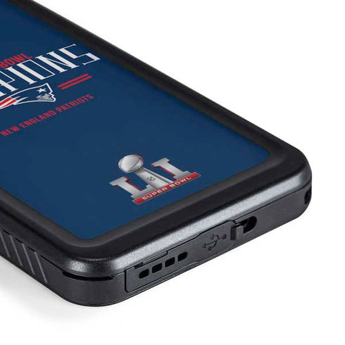 NFL 2016 Super Bowl LI Champions New England Patriots Galaxy S23 Plus Waterproof Case