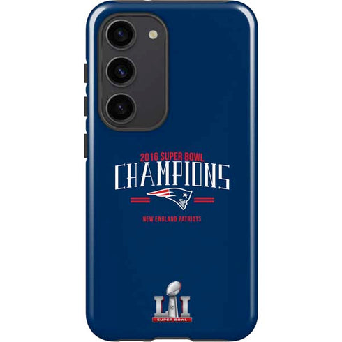 NFL 2016 Super Bowl LI Champions New England Patriots Galaxy S23 Pro Case