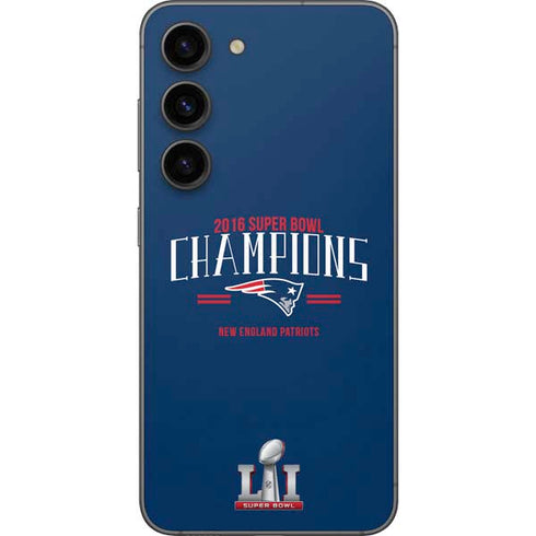 NFL 2016 Super Bowl LI Champions New England Patriots Galaxy S23 Skin