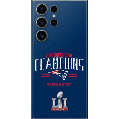 NFL 2016 Super Bowl LI Champions New England Patriots Galaxy S23 Ultra Skin