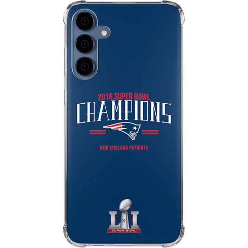 NFL 2016 Super Bowl LI Champions New England Patriots Galaxy S24 Clear Case