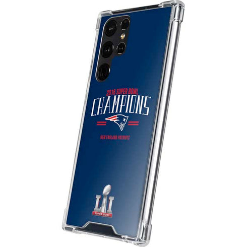 NFL 2016 Super Bowl LI Champions New England Patriots Galaxy S24 Ultra Clear Case