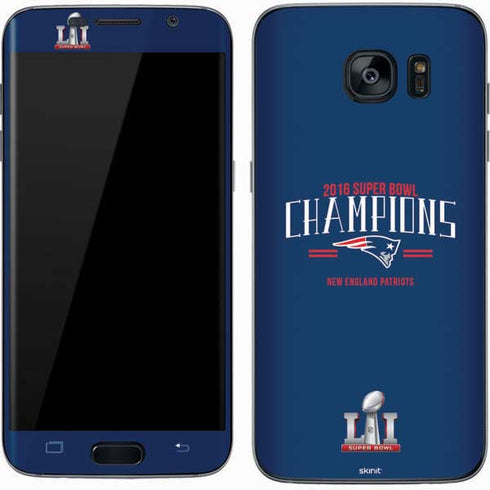 NFL 2016 Super Bowl LI Champions New England Patriots Galaxy S7 Skin