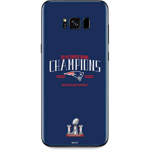 NFL 2016 Super Bowl LI Champions New England Patriots Galaxy S8 Skin
