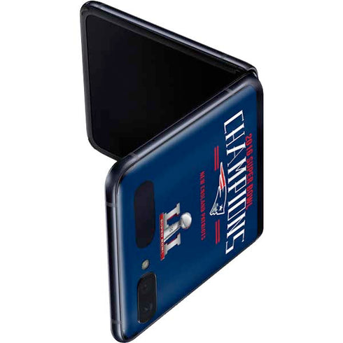 NFL 2016 Super Bowl LI Champions New England Patriots Galaxy Z Flip Skin