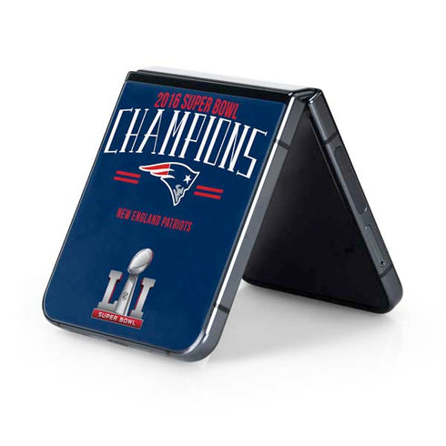 NFL 2016 Super Bowl LI Champions New England Patriots Galaxy Z Flip5 5G Skin