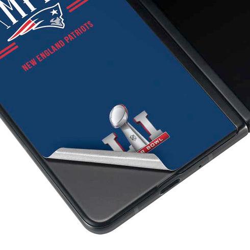 NFL 2016 Super Bowl LI Champions New England Patriots Galaxy Z Fold3 5G Skin