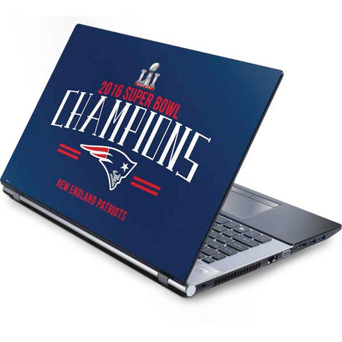 NFL 2016 Super Bowl LI Champions New England Patriots Generic Laptop Skin