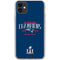 NFL 2016 Super Bowl LI Champions New England Patriots iPhone 11 Clear Case