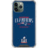 NFL 2016 Super Bowl LI Champions New England Patriots iPhone 11 Pro Max Clear Case