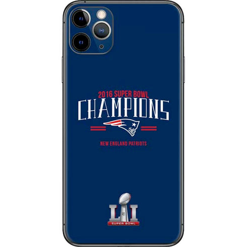 NFL 2016 Super Bowl LI Champions New England Patriots iPhone 11 Pro Max Skin